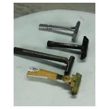 (4) Razors: Schick Watkings, Gillette, & Chrome