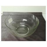 Signed Tiffany & Co. Clear Glass Bowl Original Box