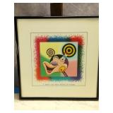 Abstract Mickey Picasso Mashup Litho John Long