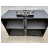 (2) Peavey FH-1 Enclosure Sub Bass Speakers, Mixer