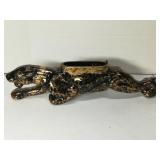 1950's Royal Haeger Panther TV Lamp Planter