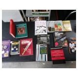 (13) Books Guns, Knives, Samurai Swords, Pottery