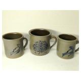 (3) Diamond Brand Stoneware Oversized Mugs