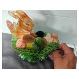 Antique Easter Decoration Fold Out Card