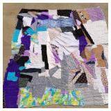 Two Sided Crazy Quilt (Approx 6' x 5 1/2')