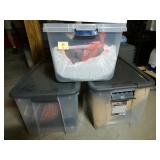 (3) Totes and Contents
