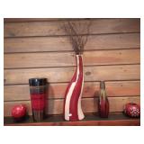(5) Fireplace Mantel Decor Pieces