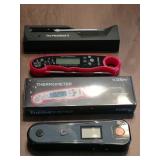 (4) Electric Meatsticks / Food Thermometers