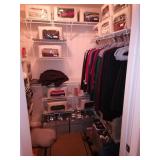 Contents of Master Bedroom Closet