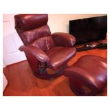 Maroon Gaming Recliner