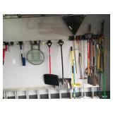 Long Handled Yard Tools & Aluminum Ladder