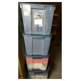(4) Totes and Contents (80s Kids Items)
