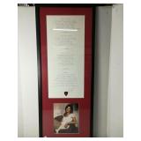 Amy Grant Hand Written Lyrics, Signed Photo Pick