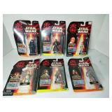 (6) Star Wars Ep.1 Talking Figures NIB 1998 Hasbro