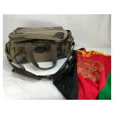 Iraqi Flag & Cabela's Bag