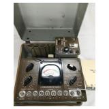Weston Tube Tester TV-4 A/U Navy Department
