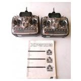 (2) JR 6 Channel RC Controllers XP8103 (A & H)