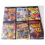 (6) PS2 Pac Man, Grand Theft Auto, Arcade Games