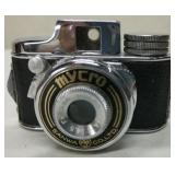 Crystar Subminiature Camera w Yellow Leather Case