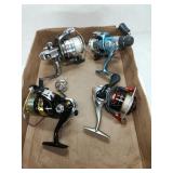 (4) Fishing Reels: Shimano, Doug Hannon, Lews