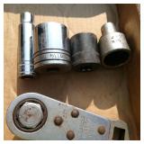(5) Snap On Socket & Wrench Attachments
