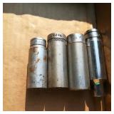 (4) Snap On Deep Standard Sockets