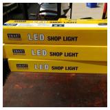 (3) 10,000 Lumen LED Shop Lights