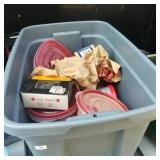 Tote of Drywall Screws & Log Bolts