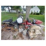 Two Riding Lawn Mowers For Parts & Scrap Metal