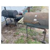 Two Char-Griller Smokers