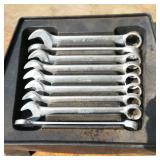Set of (9) Snap On Metric Wrenches
