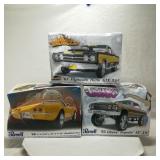 (3) Sealed but Damaged Boxes 1:25 Models