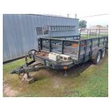 Dual Axle Flatbed Trailer