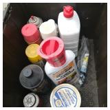Tote of Misc: Lube, Killer, Cleaner, etc