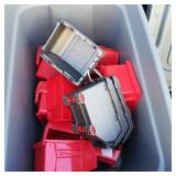 Tote of Hardware Sorting Trays