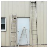 (3) Aluminum Ladders