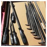 Set of Crows Feet Pry Bars