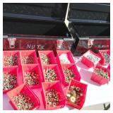 3 Metal Tool Boxes Full of Sorted Nuts & Bolts