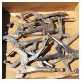(8) Small Vice Clamps