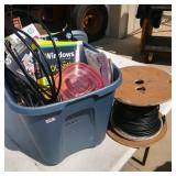Tote Full of Coax Cable & Connectors