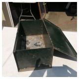Green Metal Lock Box