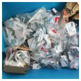 Tote of Conduit Ends, Wire Clamps (20 Lbs)