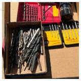 Flat of Misc Drill Bits