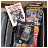 Tote of Car Manuals / Books