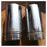 (2) Large Deep Snap On Sockets 32mm & 1 1/4'