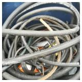 Tote of Small Chain, Hoses etc