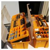 (2) Hardware Totes, Nuts, Bolts, etc