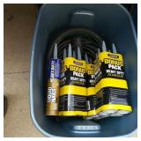 Tote of (12) Heavy Duty Adhesives & Hoses