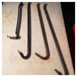 (4) Crow Bars (Longest is 36')