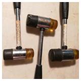 (3) Rubber Mallets